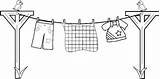 Coloring Laundry Clothesline Pages Printable Embroidery Google Colouring Clothing Patterns Search Kids Choose Board Machine Room Simple Crafts sketch template