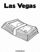 Coloring Vegas Las Sign Template sketch template