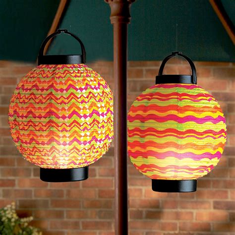 colourful led summer paper lantern