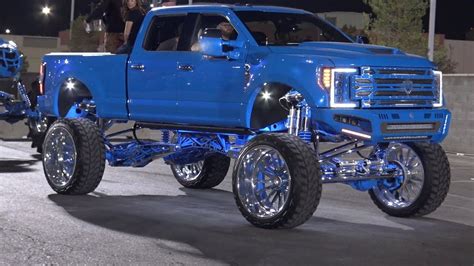 lifted trucks   sema show cruise  trucks lifted diesel jacked  trucks ford ranger