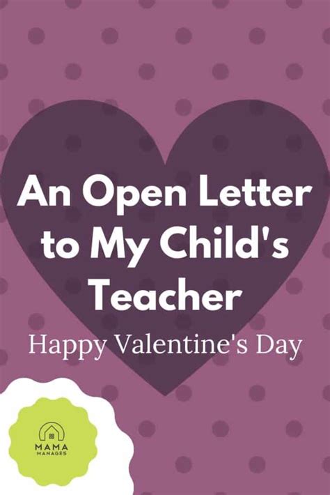 valentines letter   childs teacher   guaranteed