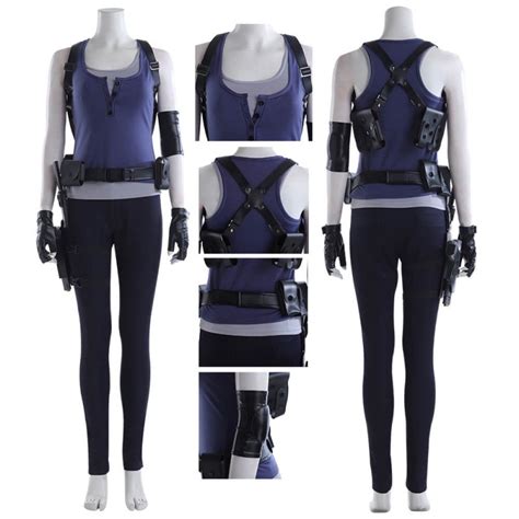 Resident Evil 3 Remake Costume Jill Valentine Cosplay Suit Cossuits