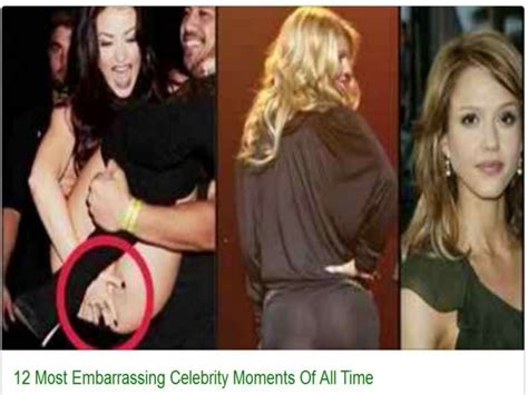 12 Most Embarrassing Celebrity Moments Of All Time
