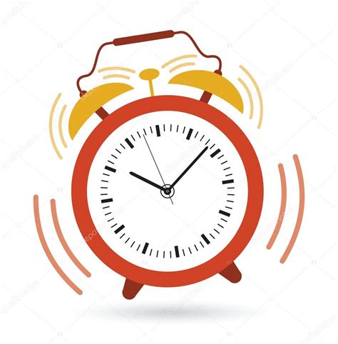 alarm clock   stock vector image  cjameschipper
