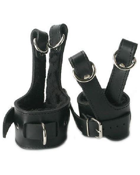 leather ankle or wrist suspension cuffs cuff2 ollyally