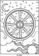 Tarot Celestial Roda Dover Publications sketch template