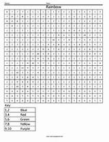 Number Color Rainbow Coloring Firefighter Pages Math Kids Pixel Worksheet Pairs Squared Fun Coloringsquared sketch template