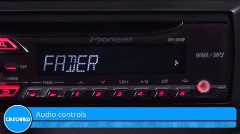 pioneer deh mp display  controls demo crutchfield video youtube