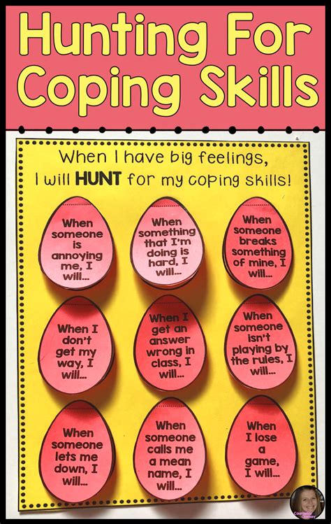Coping Skills Activity Easter Themed Coping Skills