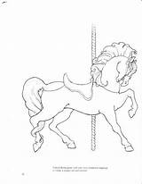Carousel Coloring Horse Animals Picasaweb Google sketch template