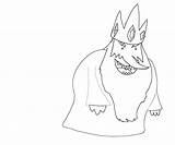 Ice King Funny Coloring Pages sketch template