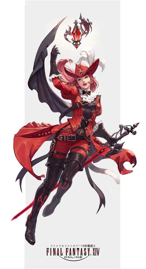 final fantasy xiv red mage final fantasy 14 red mage chearin kim