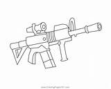 Rifle Scoped Coloringpages101 sketch template