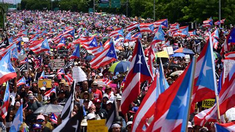 people    anymore puerto rico erupts   day  protests   york times