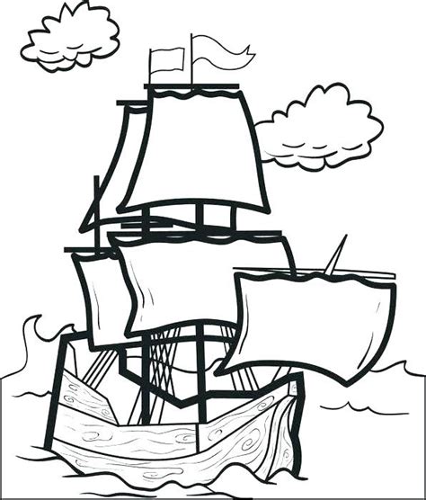 coloring pages mayflower coloring page