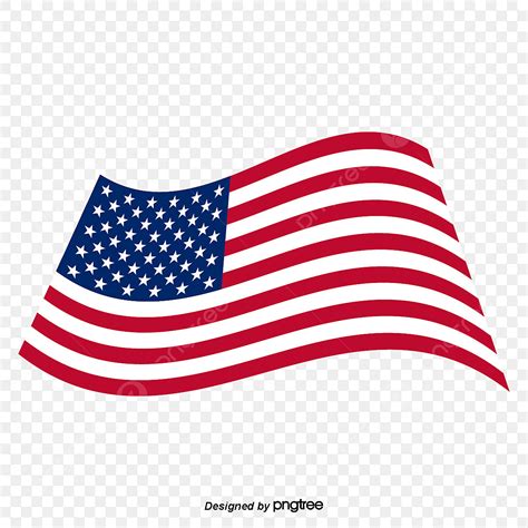 american flag vector art png american flag flying  cartoons element cartoon national flag