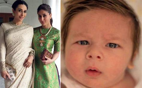 see pics taimur s first outing with mom kareena and aunt karisma movies news