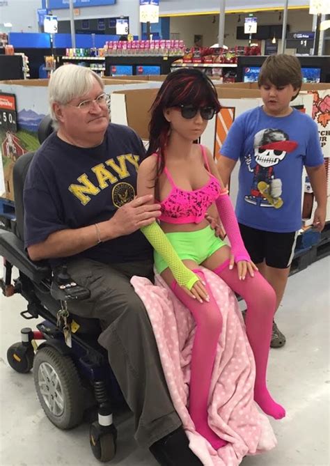psbattle guy brings his sex doll to wal mart x post from r wtf photoshopbattles