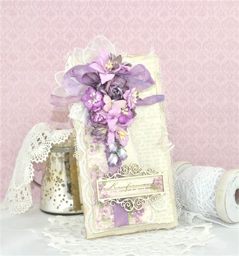 wild orchid crafts purple card