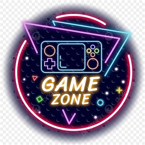 gaming console vector png images neon game zone  console  triangle carbon neon zone