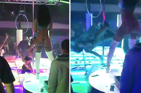 Sexy Pole Dancer Gets Hilarious Reaction From Stunned Man