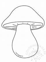 Mushroom Coloringpage sketch template