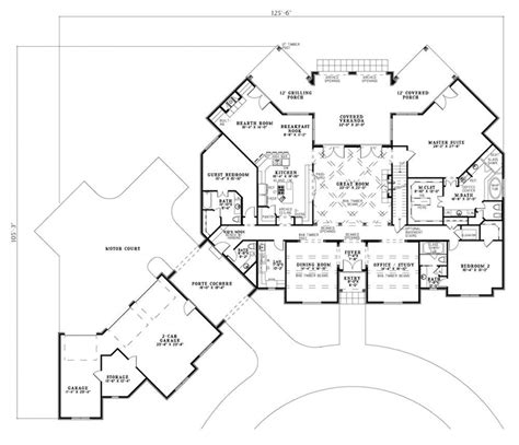 fanchon luxury home plan   search house plans