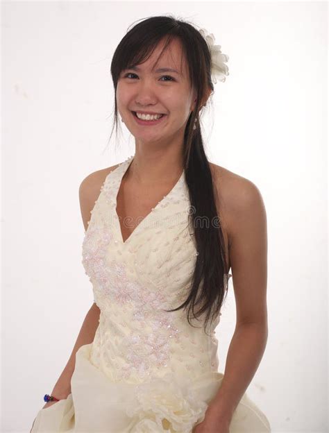asian bride smiling stock image image of portrait chinese 17075391