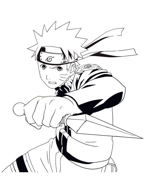 anime naruto coloring page   coloring pages