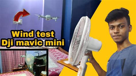 dji mavic mini  strong wind test mavic mini wind test youtube