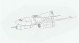 262 Messerschmitt sketch template