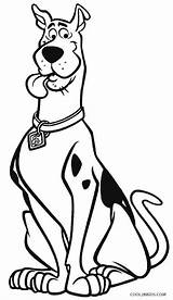 Scooby Doo Coloring Pages Printable Kids Halloween Sheets Disney Mysteries Choose Board Cute sketch template