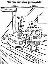 Coloring Bob Sponge Spongebob sketch template