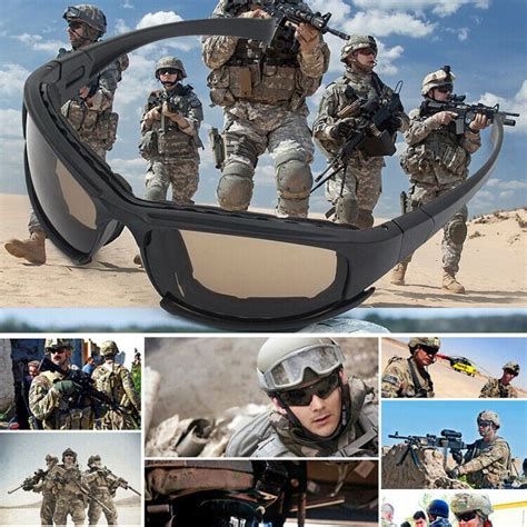 Mens Army Sunglasses Goggles Military Sun Glasses Tactical Uv400 4