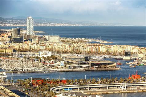 marina barcelona catalonia spain digital art  quim roser fine art america