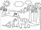 Dinosaur Coloring Pages Kids sketch template