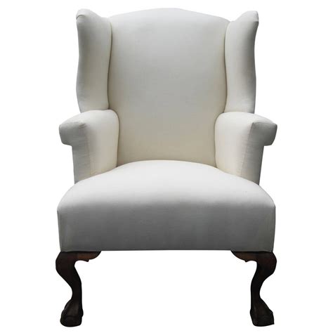 chippendale wing chair  stdibs