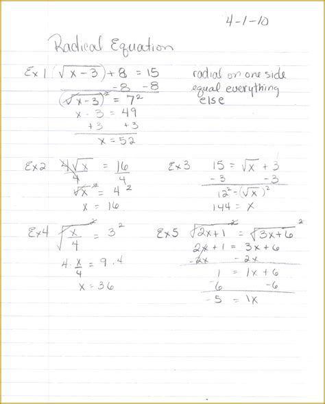 solving radical equations worksheet fabtemplatez