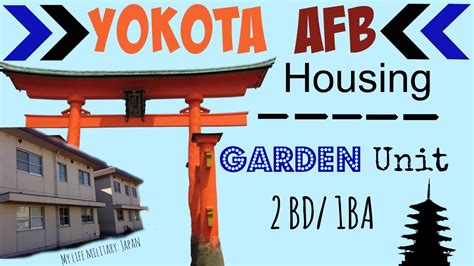 yokota afb garden unit i 2bd 1ba youtube