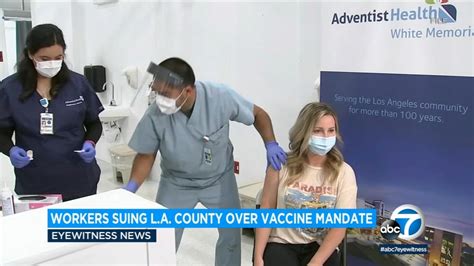 Five Los Angeles County Employees Sue Over Vaccine Mandate Alleging It