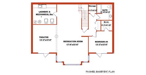 ranch house plans  finished basement house decor concept ideas