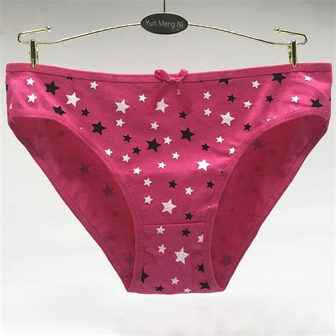 pack of 6 hot star lady pantie girl short brief cotton women bikini