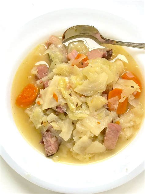 keto ham and cabbage soup delicious and easy to make