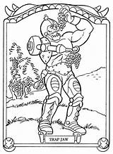 Coloring Pages Man He Jaw Trap Universe Masters Book Motu Boys Birthday Choose Board sketch template