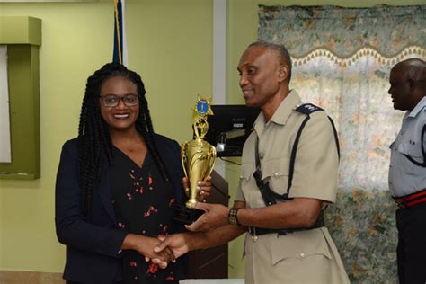 female sergeant comes out on top barbados advocate