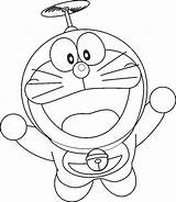 Doraemon Colorear Dibujos Robot Aniyuki sketch template