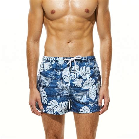 summer beach pants mens surfing short quick dry swimming trunks sport