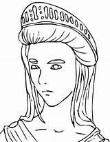 Gods Goddesses Artemis sketch template