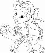 Princesas Belle sketch template