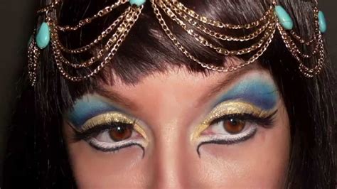 cliloopatra ancient egypt cleopatra inspired makeup for hooded eyes